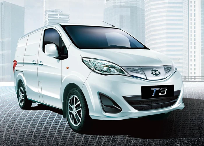 Carro electrico BYD modelo TANG DM color color y gris